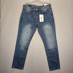 American Rag Men's Liberty Light Blue Slim Fit Jean Size 34 x 30 New